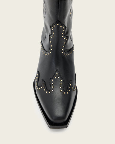 Dolly Studded Leather Boots