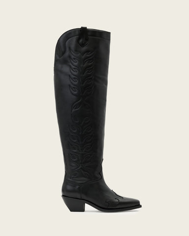 Landon Leather Knee High Boots