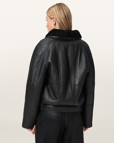 Charlton Double Breasted Shearling Jacket