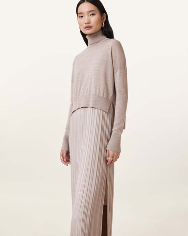 Vittoria 2-In-1 Pleated Midi Dress