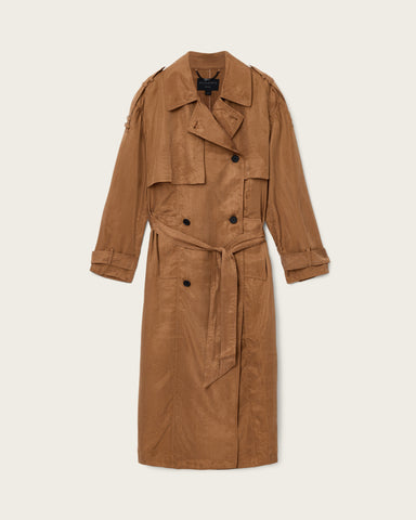 Linnie Relaxed Fit Trench Coat