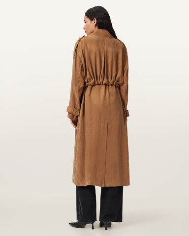 Linnie Relaxed Fit Trench Coat