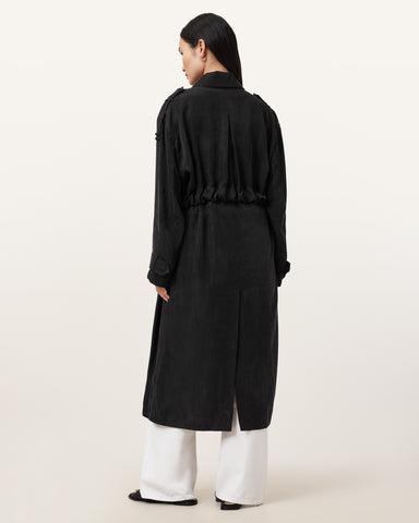 Linnie Relaxed Fit Trench Coat