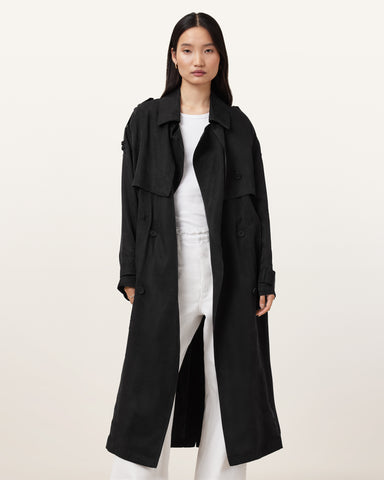 Linnie Relaxed Fit Trench Coat