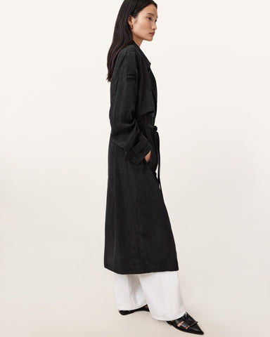 Linnie Relaxed Fit Trench Coat