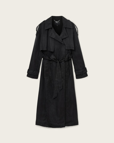 Linnie Relaxed Fit Trench Coat