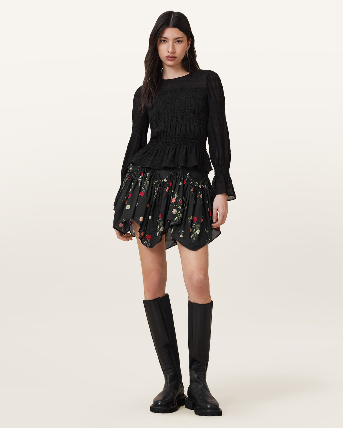 Delilah Floral Printed Mini Skirt