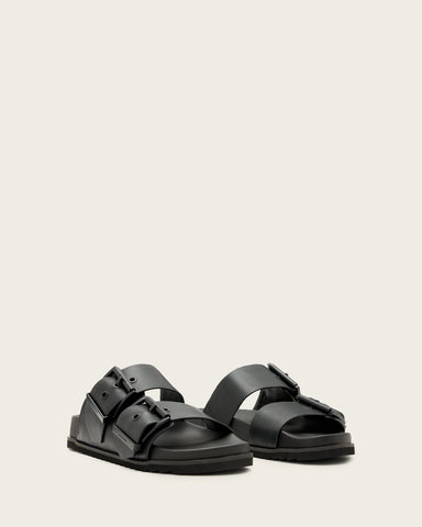 Sian Leather Buckle Sandals