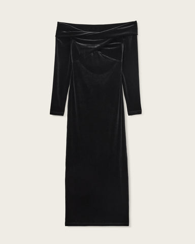 Delta Velvet Midi Dress