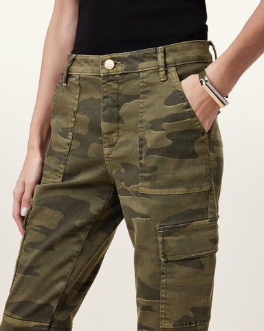 Duran Skinny Camouflage Cargo Jeans