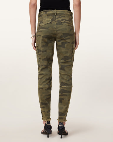 Duran Skinny Camouflage Cargo Jeans