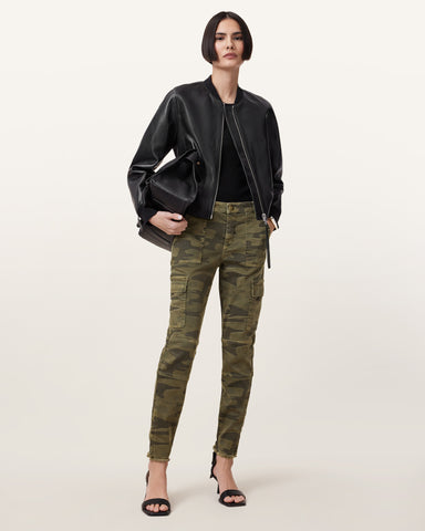 Duran Skinny Camouflage Cargo Jeans