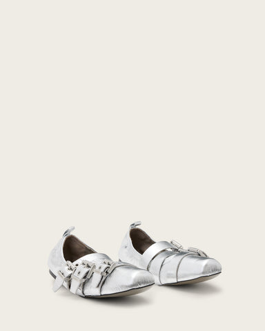 Aurora Metallic Leather Ballet Shoe