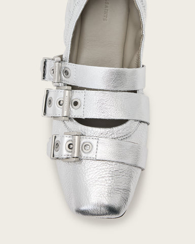 Aurora Metallic Leather Ballet Shoe