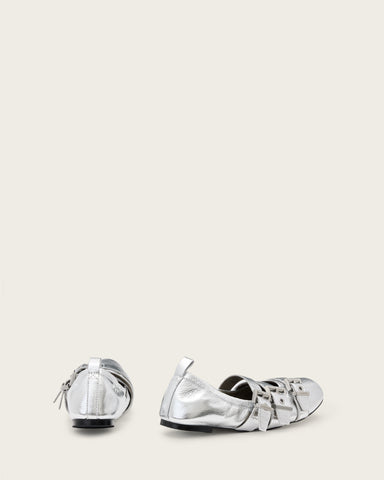 Aurora Metallic Leather Ballet Shoe