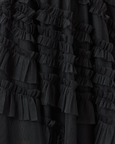 Jayde Ruffled Tulle Mini Skirt