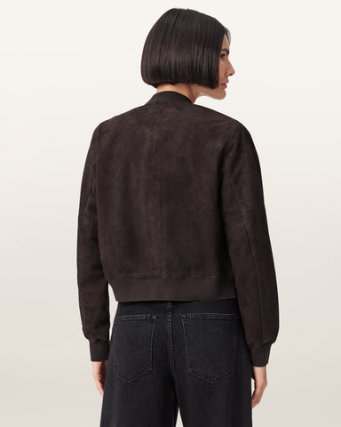 Orten Suede Bomber Jacket