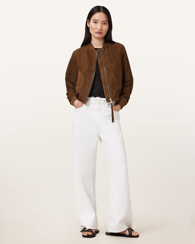 Orten Suede Bomber Jacket