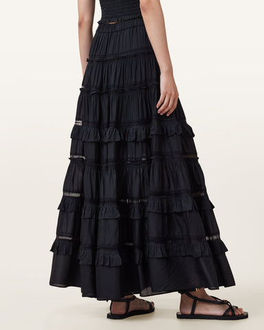 Talia Tiered Maxi Skirt