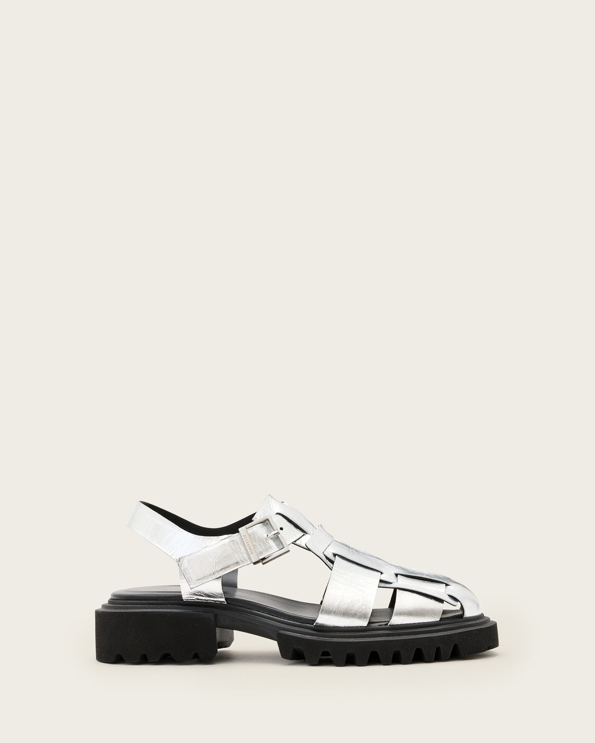 Tess Chunky Metallic Leather Sandals