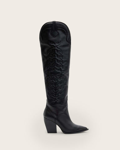 Roxanne Knee High Leather Boots