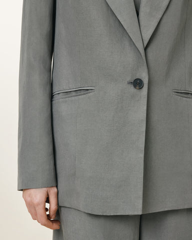 Averie Tencel Relaxed Fit Linen Blend Blazer