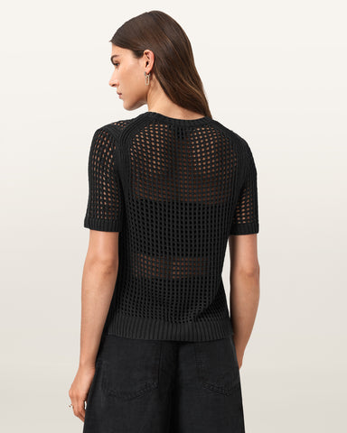 Paloma Open-Knit T-Shirt