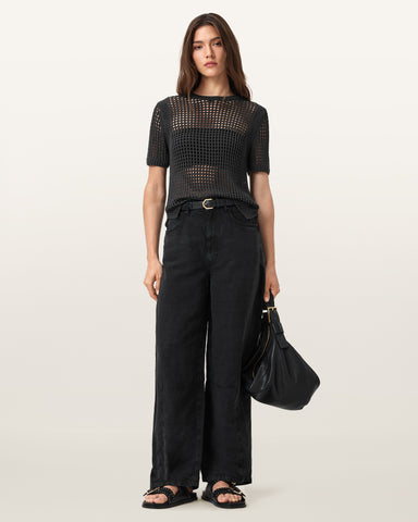 Paloma Open-Knit T-Shirt