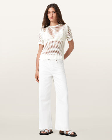 Paloma Open-Knit T-Shirt
