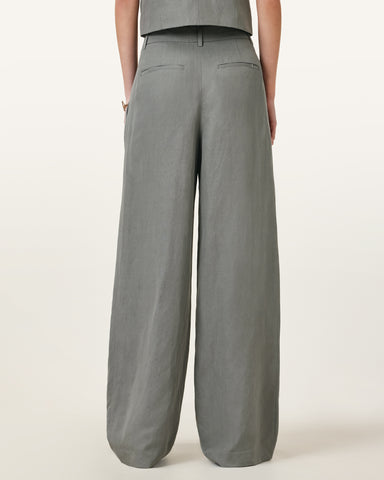 Averie Tencel Wide Leg Linen Blend Pants