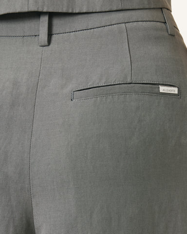 Averie Tencel Relaxed Fit Linen Blend Shorts