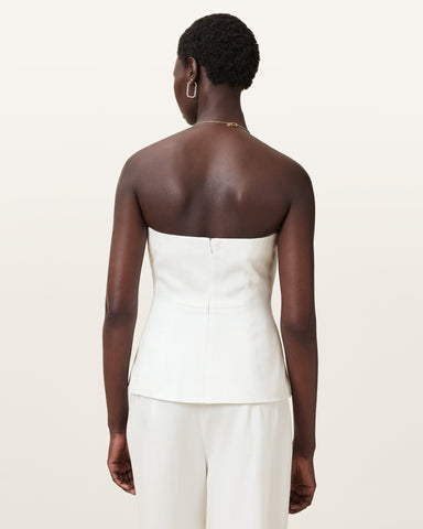 Bonnie Tailored Linen Blend Bodice