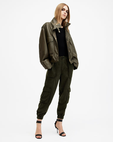 Freda Lightweight Denim Cargo Pants