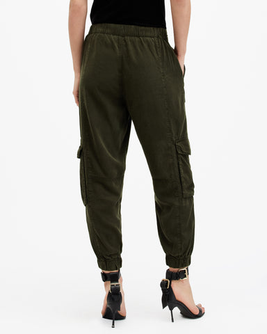 Freda Lightweight Denim Cargo Pants
