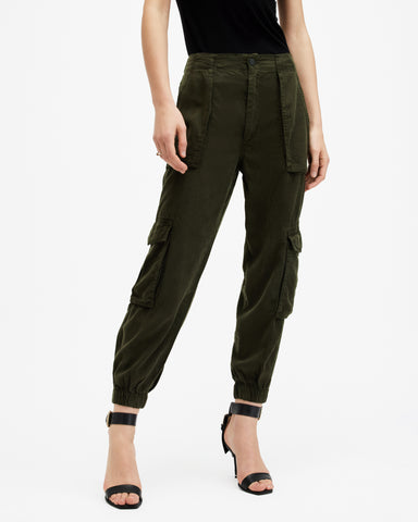Freda Lightweight Denim Cargo Pants