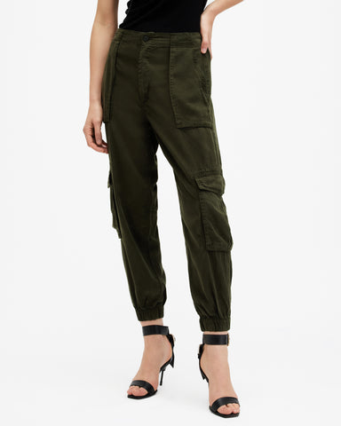 Freda Lightweight Denim Cargo Pants