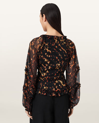Silvie Ruffled Top