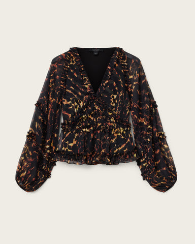 Silvie Ruffled Top