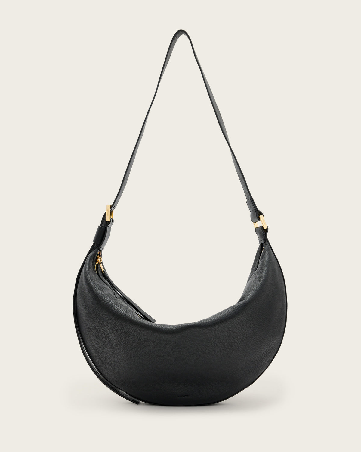 Half Moon Leather Crossbody Bag