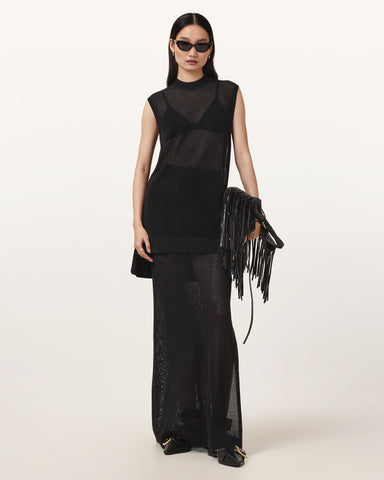 Yuri Knitted Maxi Skirt