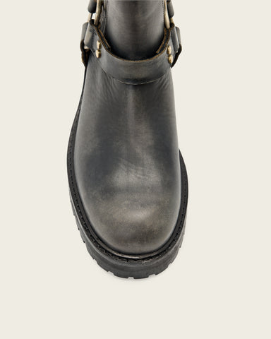 Maddie Leather Biker Boots