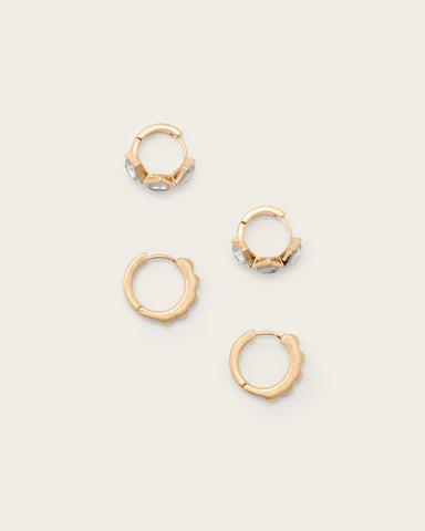 Elora Mixed Hoop Earring Set