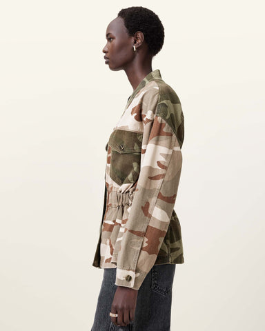 Amelia Camouflage Jacket