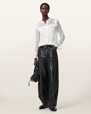 Ciara Sheer Lace Shirt