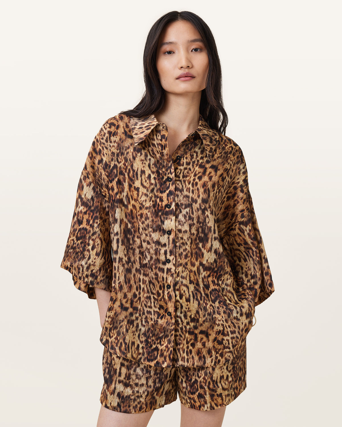 Charli Leopard Print Shirt