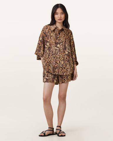 Charli Leopard Print Shirt
