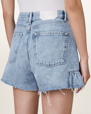 Eliana High Rise Denim Shorts