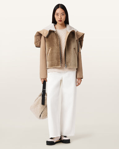 Dexter Shearling Bomber Jacket