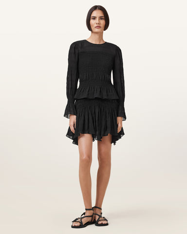 Pamela Flared Long Sleeve Top