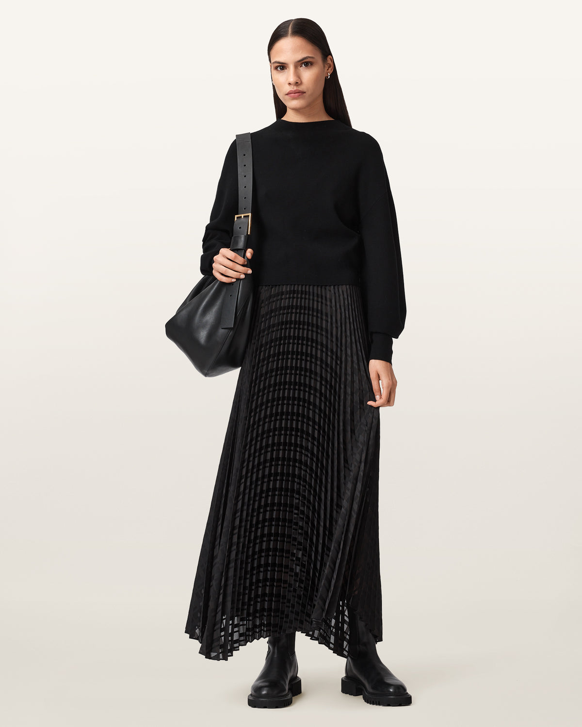 Sinead 2-in-1 Pleated Dress